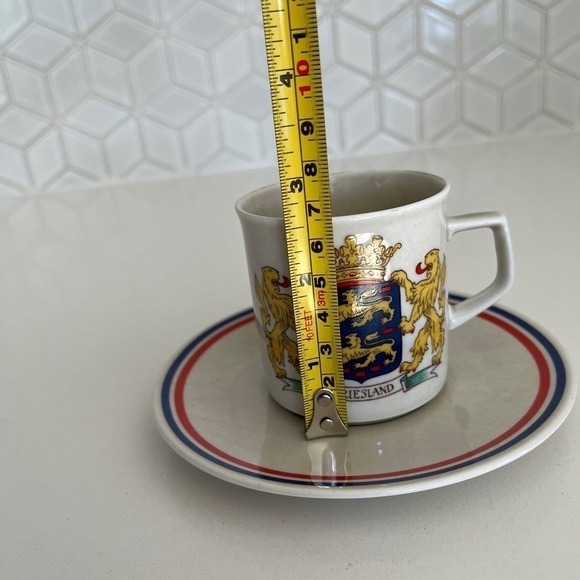 WINTERLING Marktleuthen Demitasse Cup Saucer Friesland Coat of Arms Netherlands - Picture 10 of 11